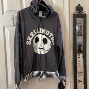 Medium women’s/teen hooded Jack Skellington jacket